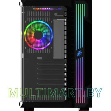 Корпус 1stPlayer Steampunk SP9 (черный) картинка 5
